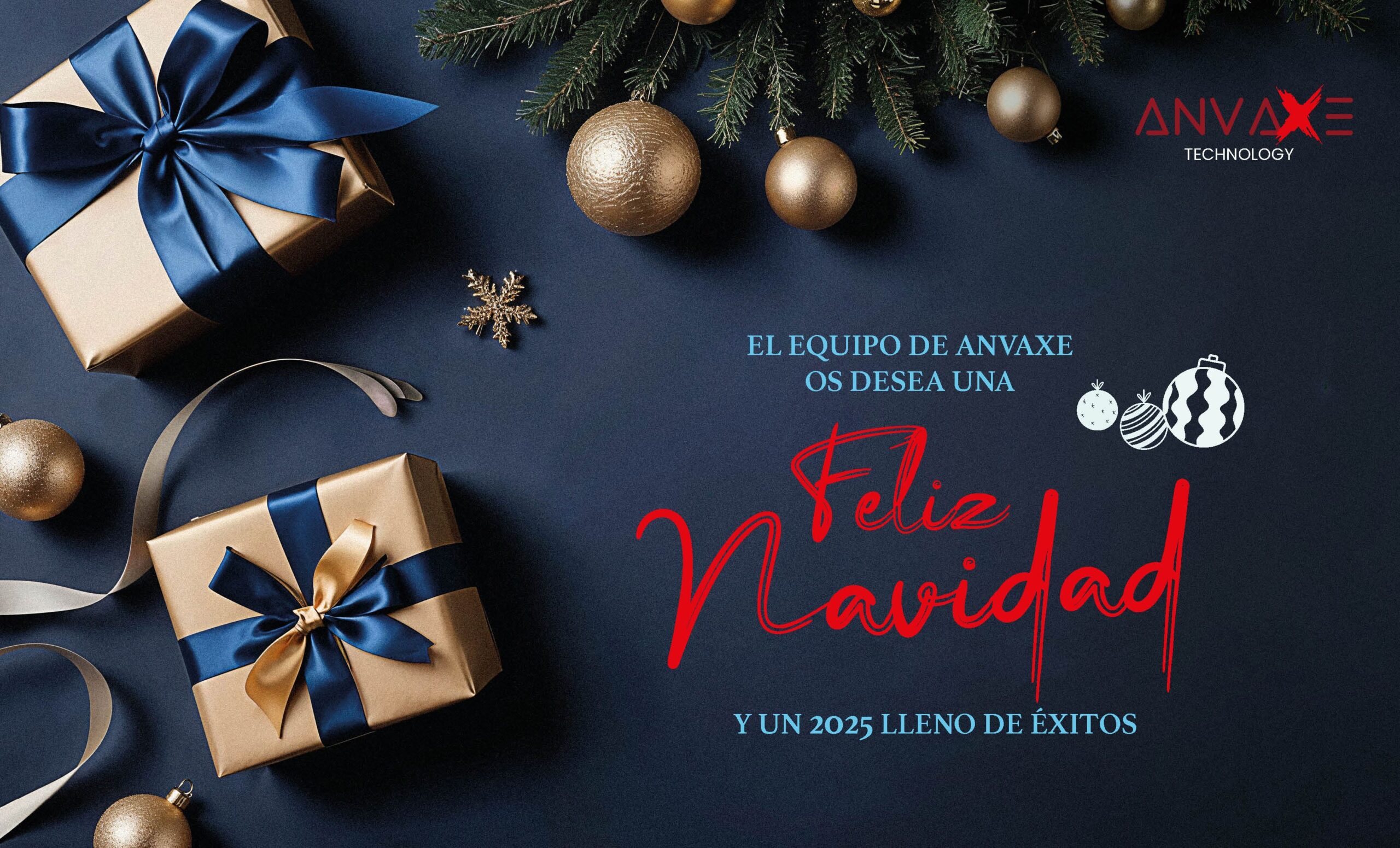 Anvaxe les desea Feliz Navidad